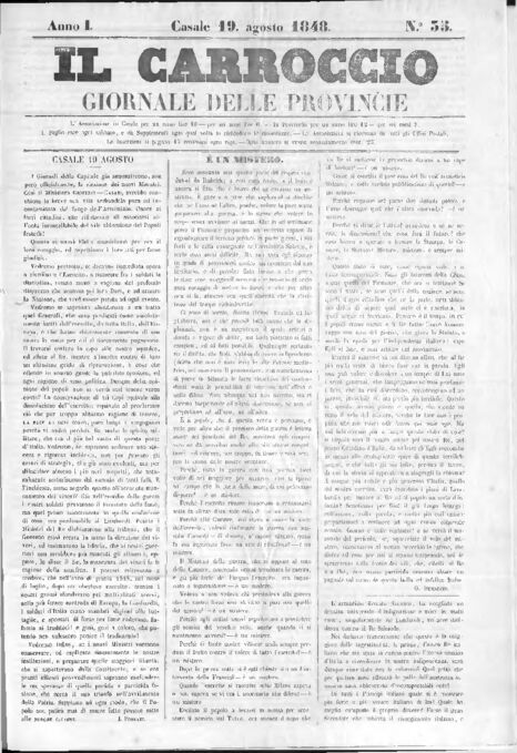 Il Carroccio - Edizione 35 del 19/08/1848